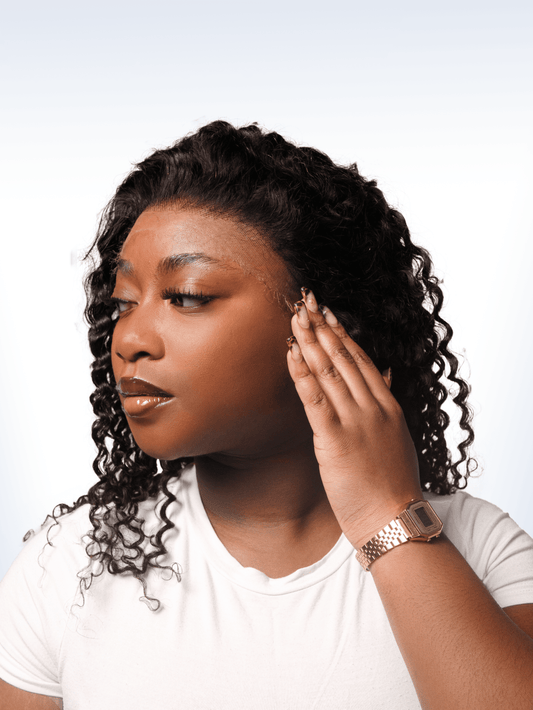 Perruque Lace Frontale HD 13x4 Courte Water Wave