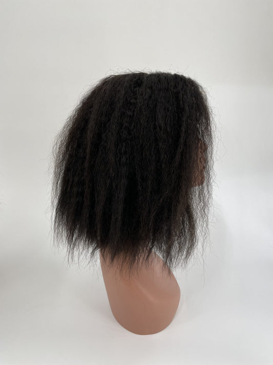 Perruque Bob Closure 5x5 HD Middle-Part Kinky Straight Yaki - NEW WORLD BEAUTY