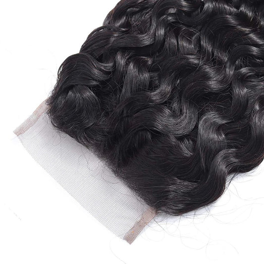Closure 4x4 HD Water Wave - Cheveux Naturels - NEW WORLD BEAUTY