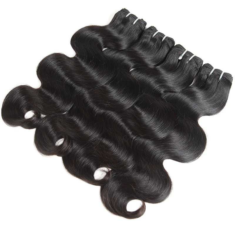 Cheveux indiens naturels, épais et brillants, pour un volume généreux et un look élégant.