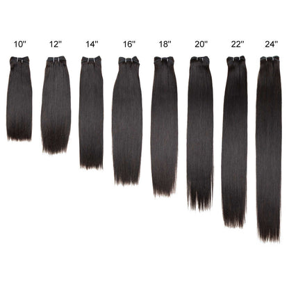 Tissages Indiens Lisses Virgin Hair Double Drawn