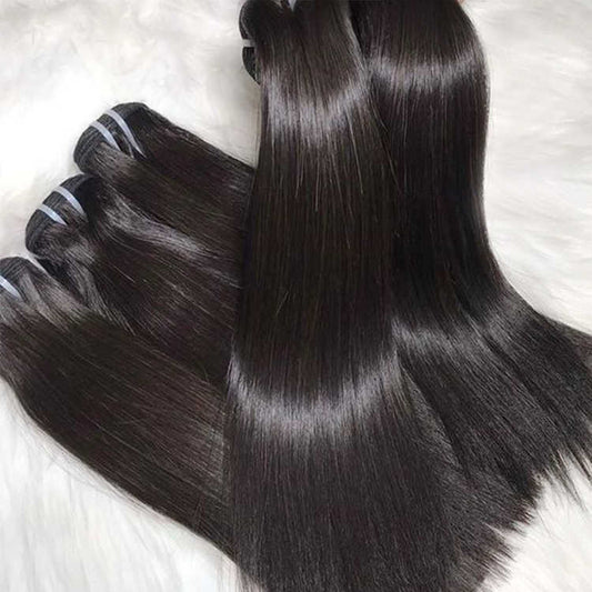 Tissages Indiens Lisses Virgin Hair Double Drawn