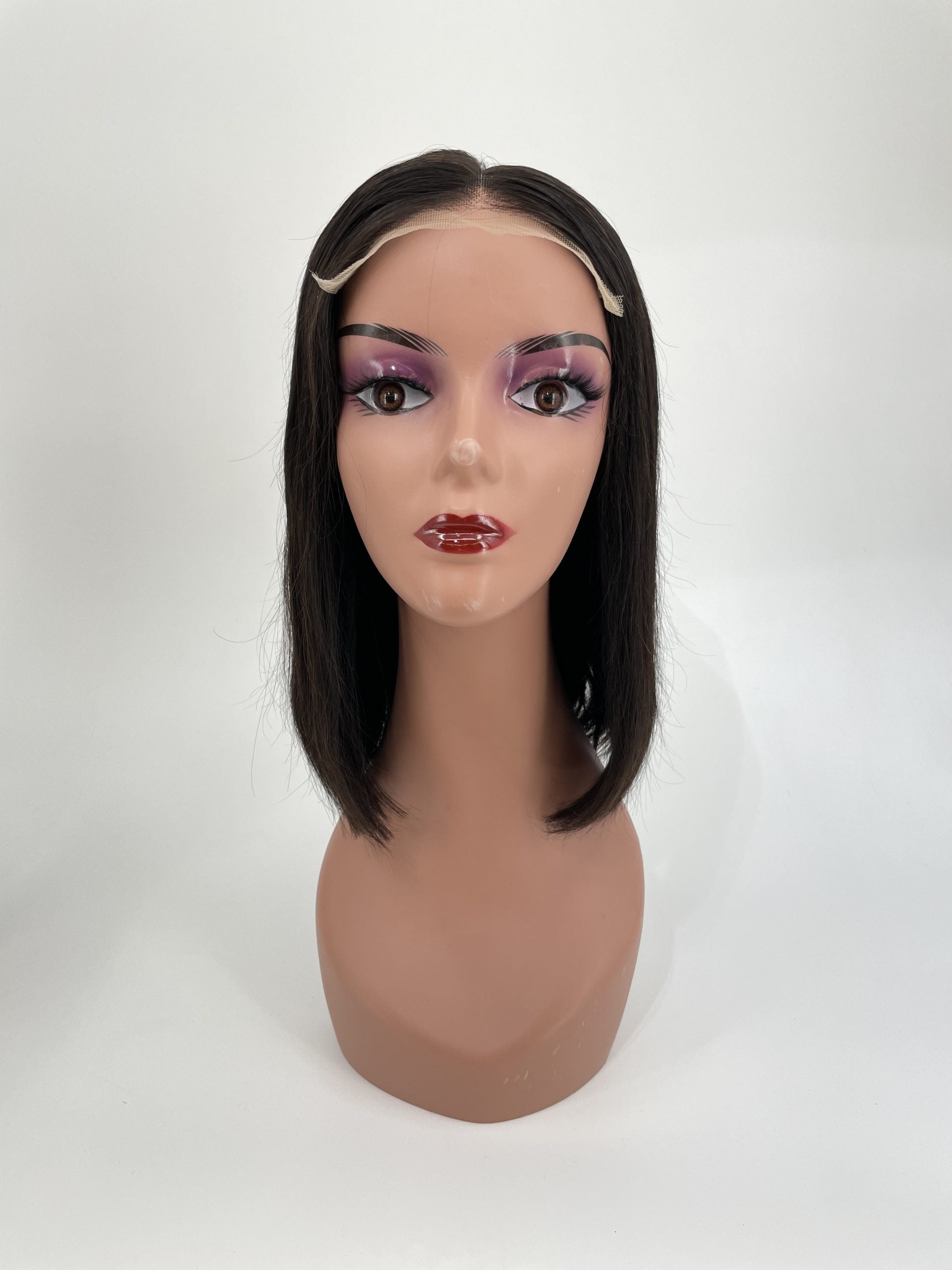Perruque Bob Closure 5x5 HD Middle-Part Lisse - NEW WORLD BEAUTY