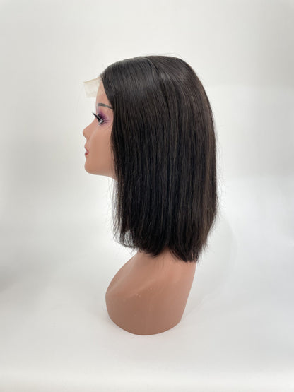 Perruque Bob Closure 5x5 HD Middle-Part Lisse - NEW WORLD BEAUTY