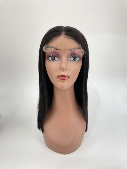 Perruque Bob Closure 5x5 HD Middle-Part Lisse - NEW WORLD BEAUTY