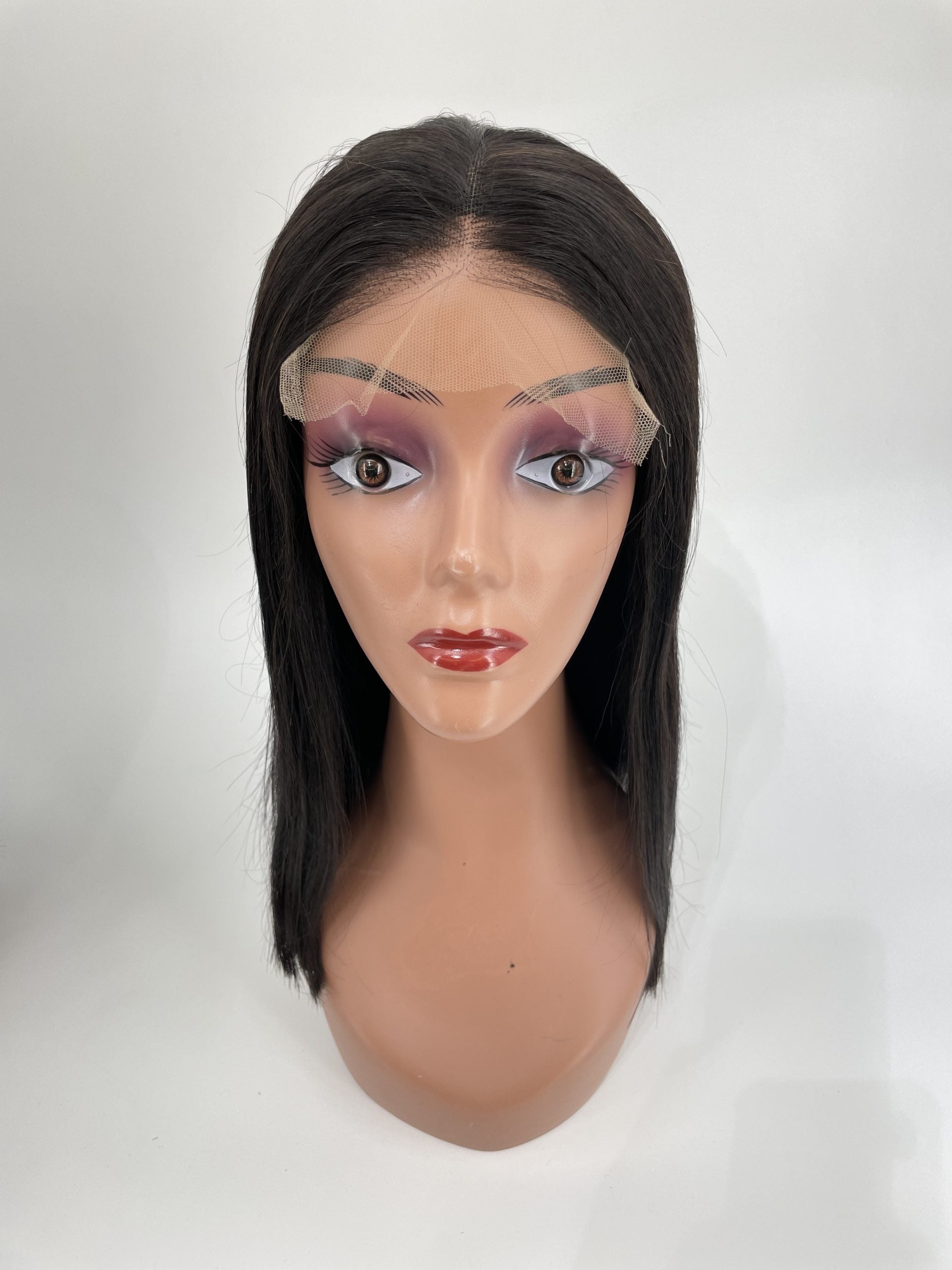 Perruque Bob Closure 5x5 HD Middle-Part Lisse - NEW WORLD BEAUTY