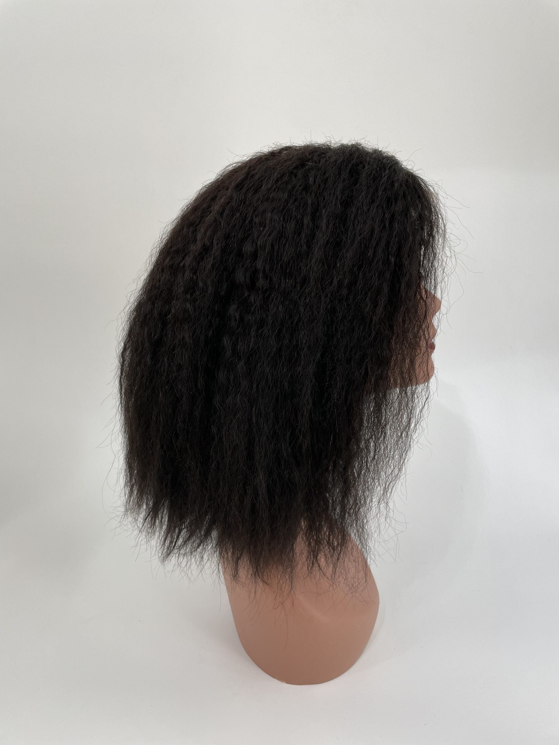 Perruque Bob Frontale 13x4 HD C-Part Kinky Straight Yaki - NEW WORLD BEAUTY
