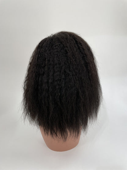 Perruque Bob Frontale 13x4 HD C-Part Kinky Straight Yaki - NEW WORLD BEAUTY
