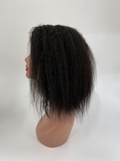 Perruque Bob Closure 5x5 HD Middle-Part Kinky Straight Yaki - NEW WORLD BEAUTY