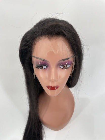 Perruque Lisse Full Lace HD - Cheveux Naturels - NEW WORLD BEAUTY