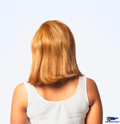 Perruque Bob Lisse Blond Doré 27