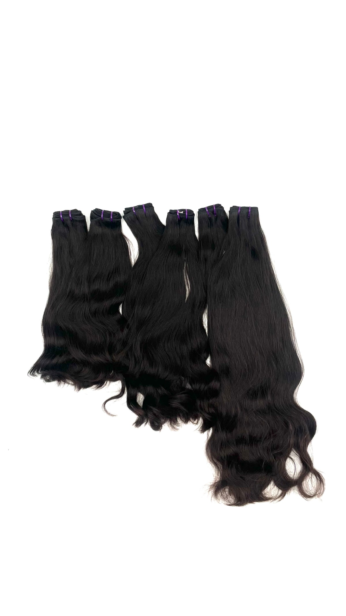 Tissages Indiens Natural Wavy Virgin Hair Double Drawn