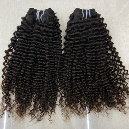 Tissages Brésiliens Kinky Curly Remy Hair
