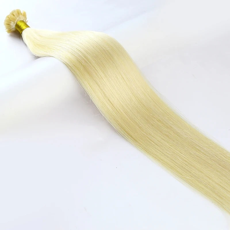 Extensions de cheveux à la kératine blond 613 - NEW WORLD BEAUTY
