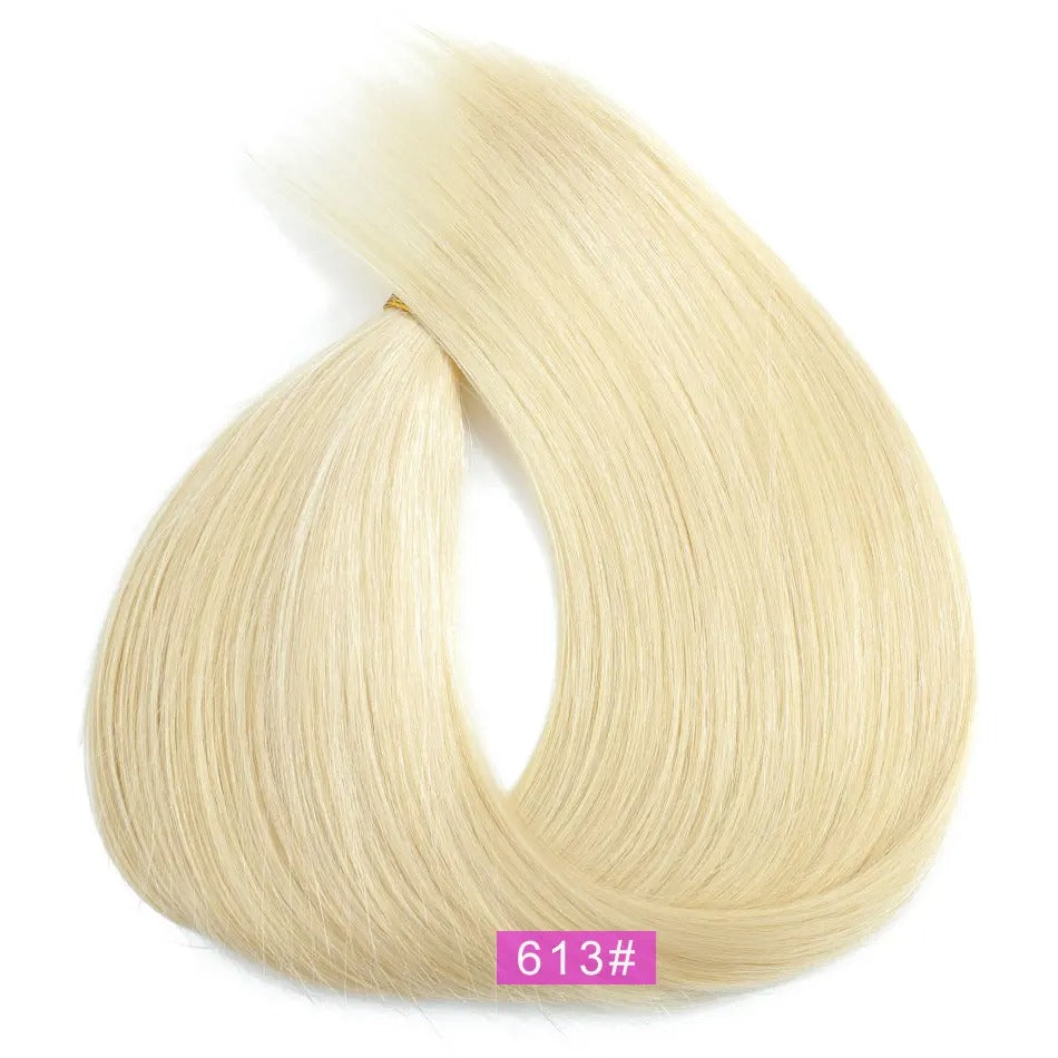 Extensions de cheveux à la kératine blond 613 - NEW WORLD BEAUTY