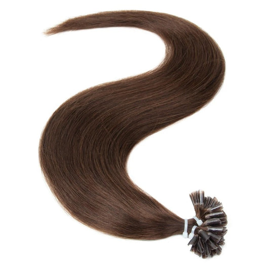 Extensions de cheveux à la kératine couleur 4 - NEW WORLD BEAUTY