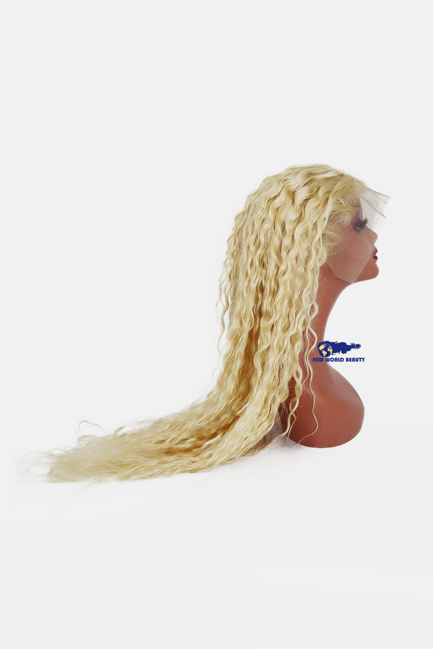Perruque Brésilienne Bouclée Lace Frontal Blonde Longue